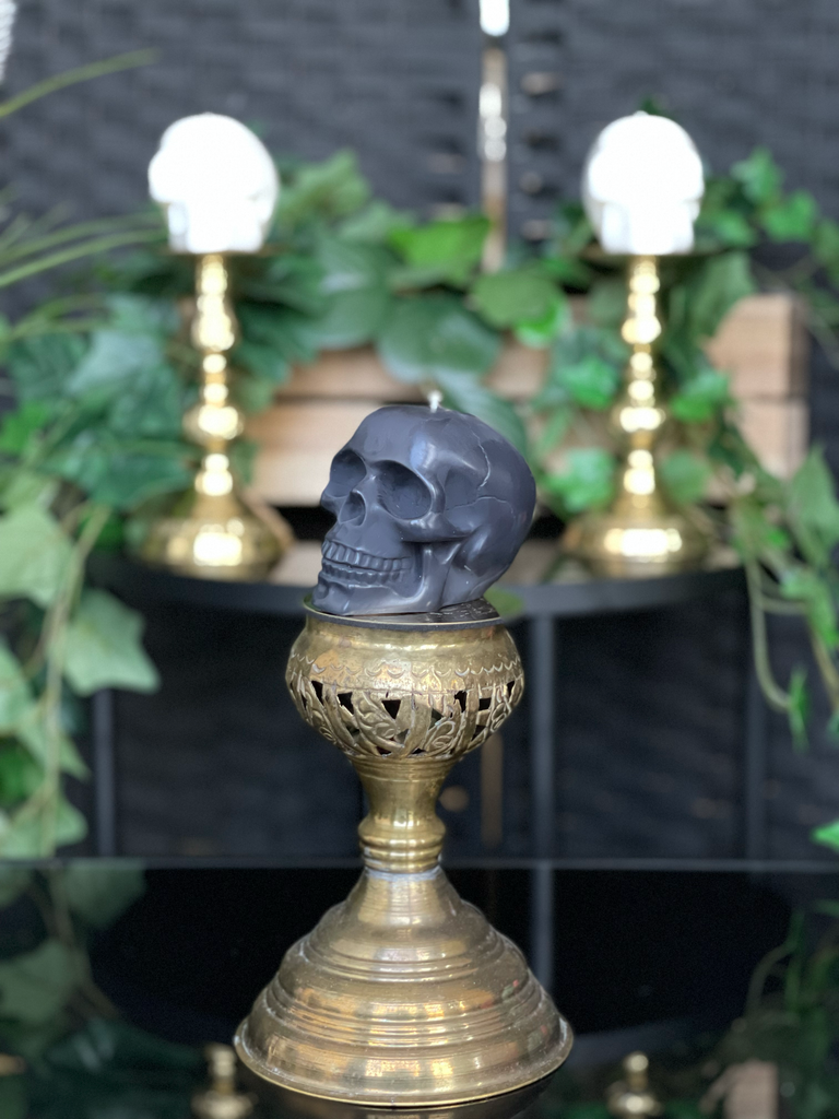 Handmade Skull Candle